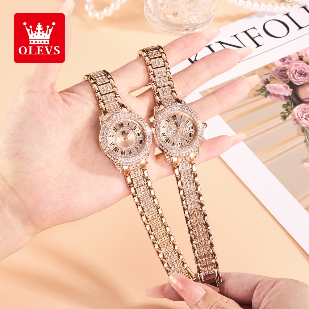 Luxury Watches - ساعات OLEVS الفاخرة للسيدات بمينا ماسي