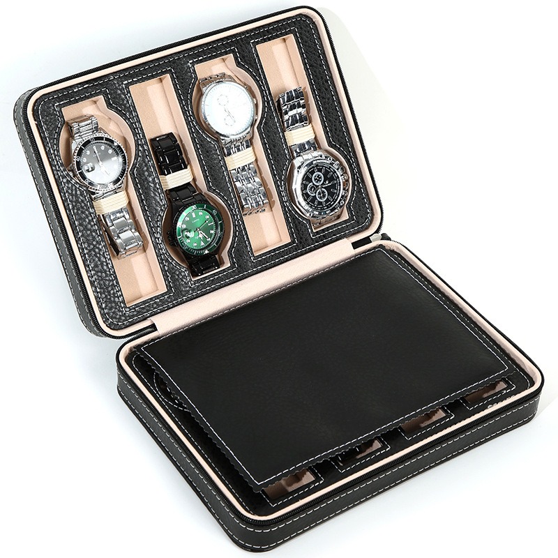 Luxury Watch Collection Box - صندوق منظم للساعات المتعددة صناديق تجميع