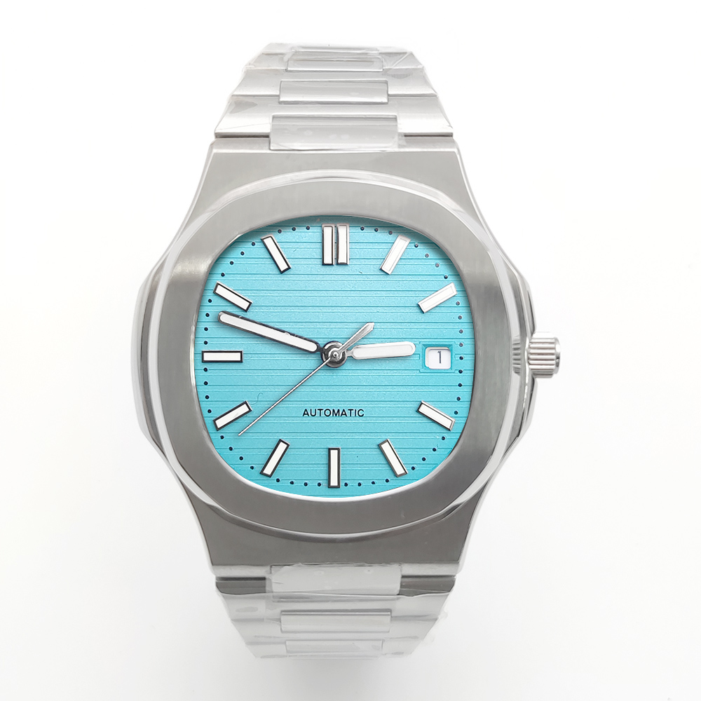 Patek Philippe Watch Nautilus - ساعات رجالية جديدة ميكانيكية 40 مللي
