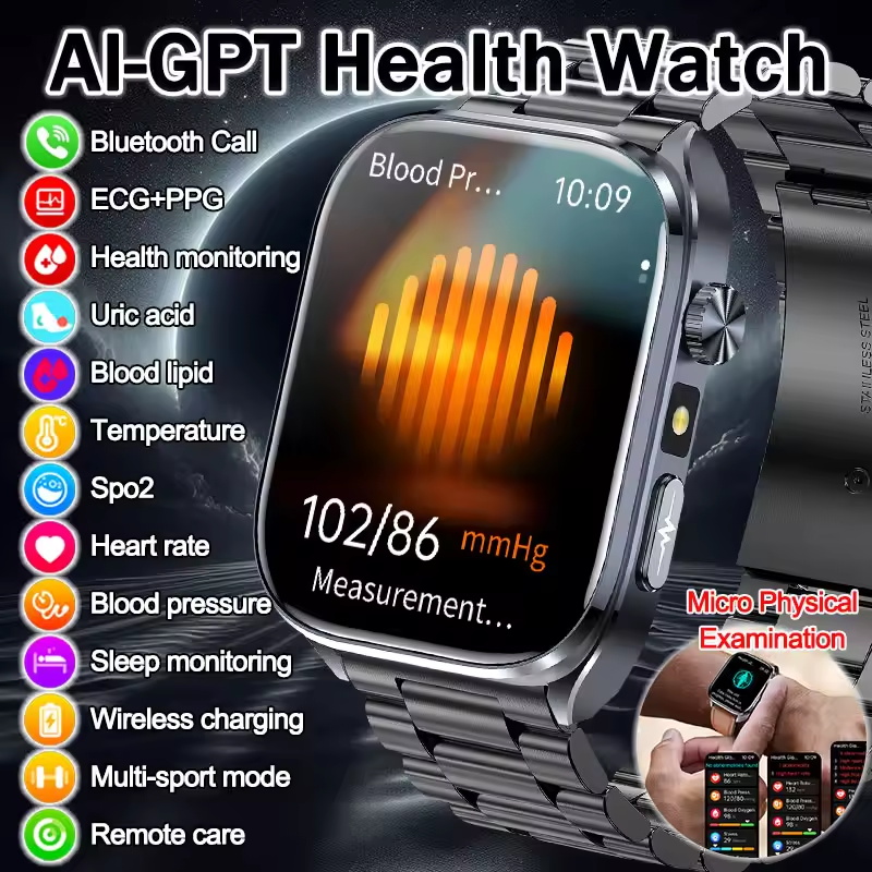Luxury Watch G Shock - ساعة ذكية جديدة 2026 للكشف الصحي