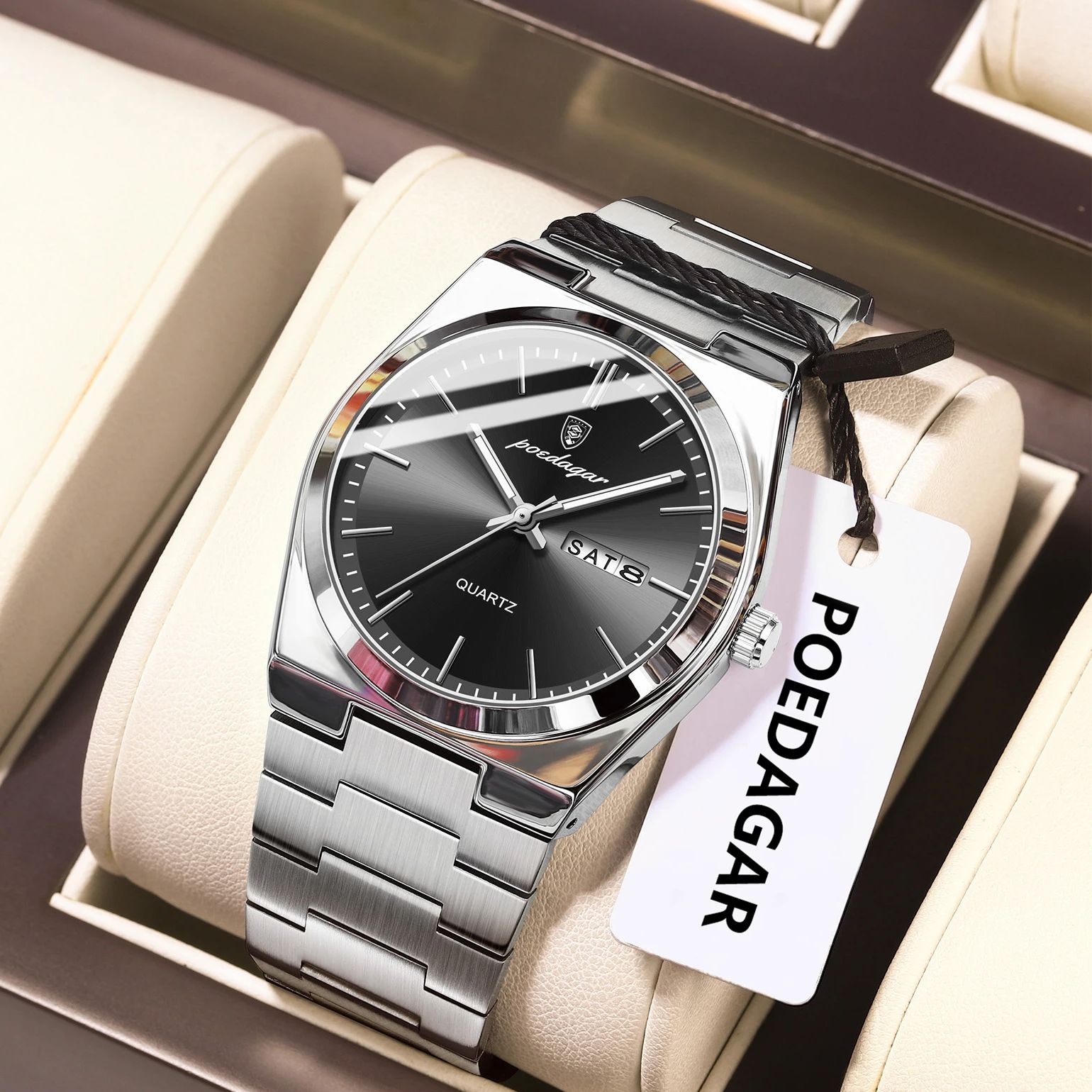 Patek Philippe Watch Nautilus - POEDAGAR ساعة يد كوارتز رجالية فاخرة
