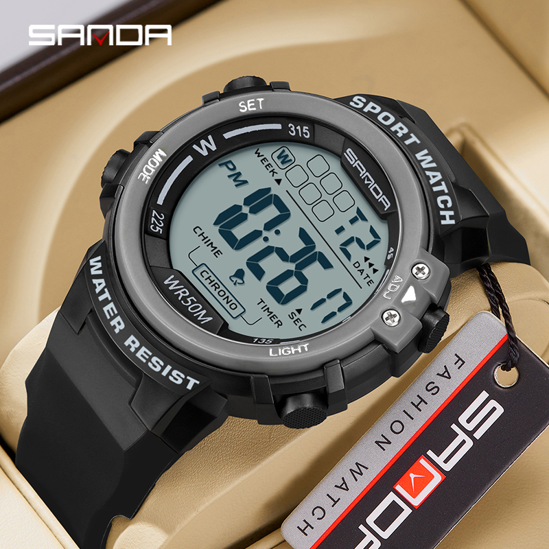Luxury Watch G Shock - SANDA الفاخرة موضة G نمط ساعة