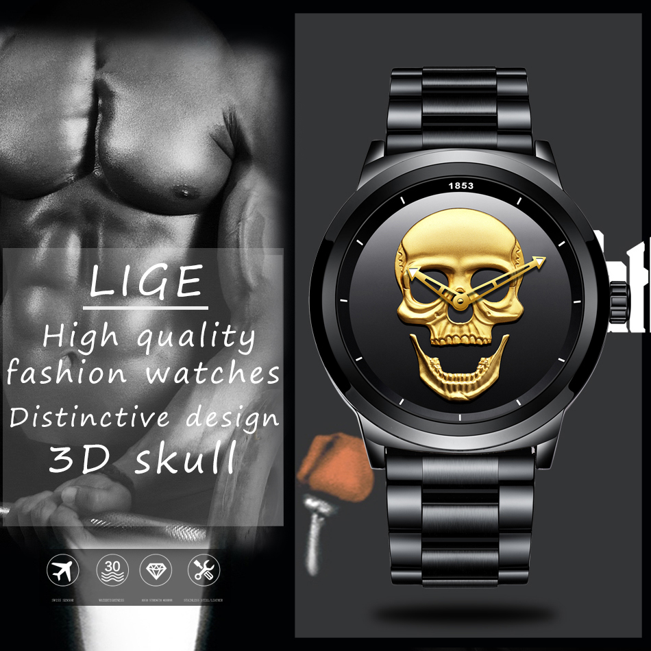 LIGE-الرجال الفولاذ المقاوم لل - مراجعة Luxury Watch Manufacturers وسعره
