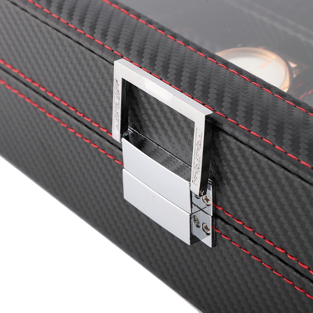 صندوق ساعات من ألياف الكربون م - مراجعة Luxury Watch Collection Box وسعره