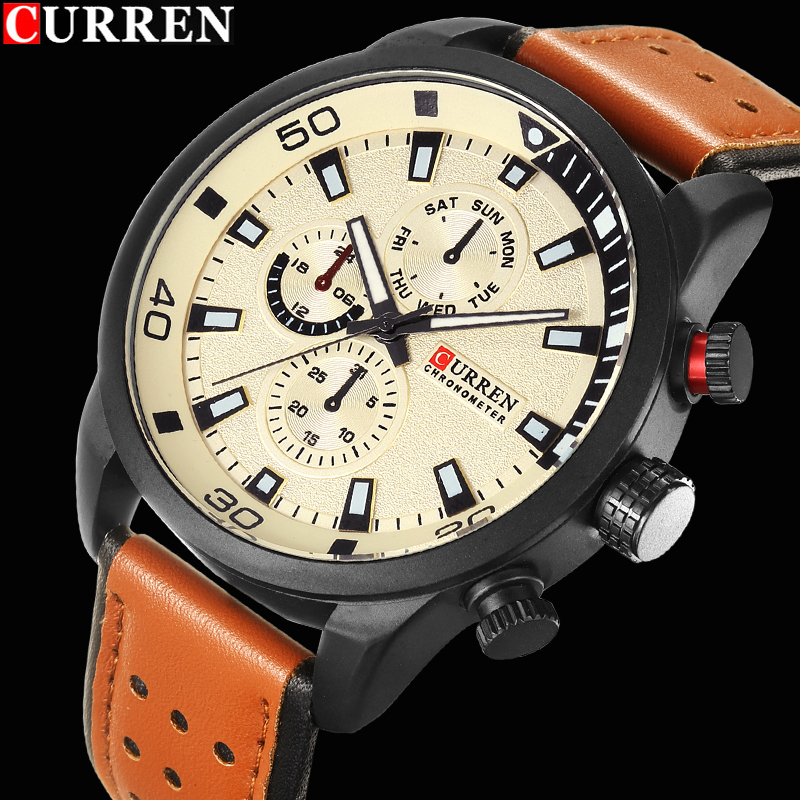 CURREN-ساعة رجالية أنيقة ، كوا - مراجعة Luxury Watch Manufacturers وسعره