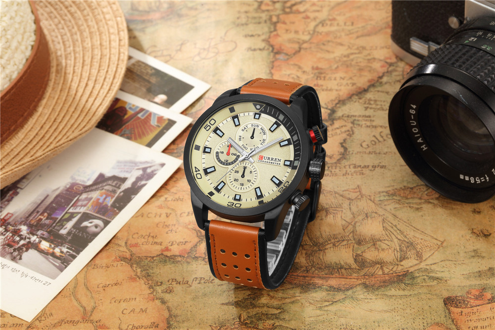 CURREN-ساعة رجالية أنيقة ، كوا - مراجعة Luxury Watch Manufacturers وسعره
