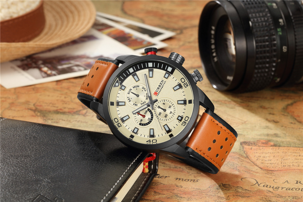 CURREN-ساعة رجالية أنيقة ، كوا - مراجعة Luxury Watch Manufacturers وسعره