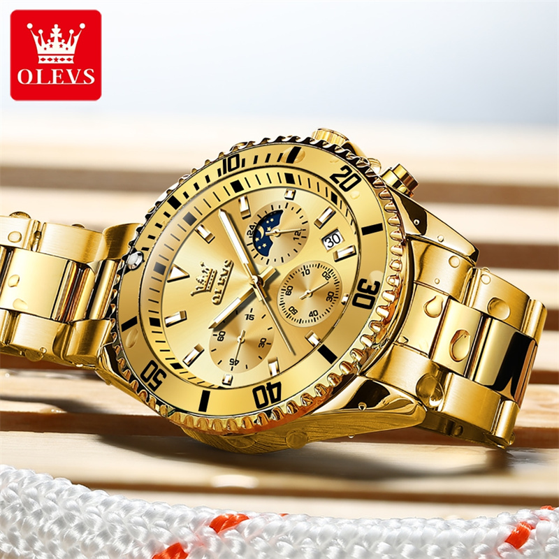 OLEVS مشاهدة الرجال العلامة ال - مراجعة Luxury Watch Manufacturers وسعره