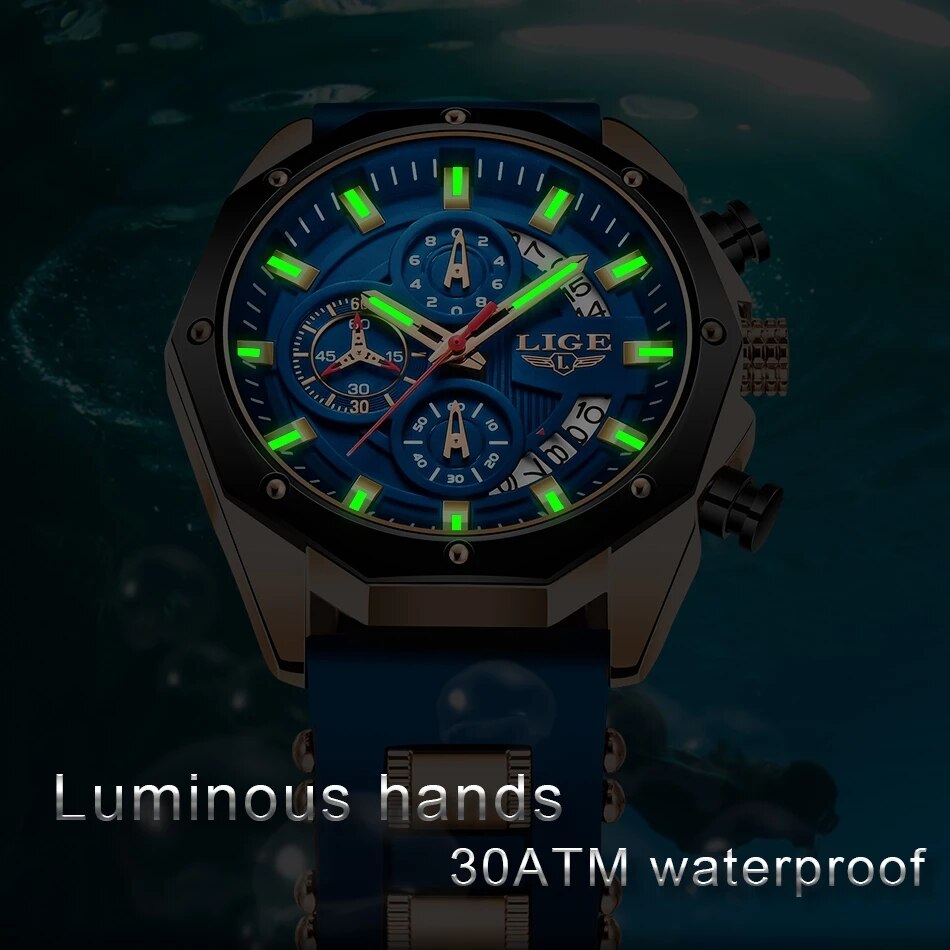 ساعات LIGE العصرية للرجال من أ - مراجعة Luxury Watch Manufacturers وسعره