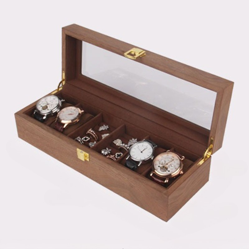 الجوز الخشب صندوق مجوهرات فاخر - مراجعة Luxury Watch E Jewellery وسعره