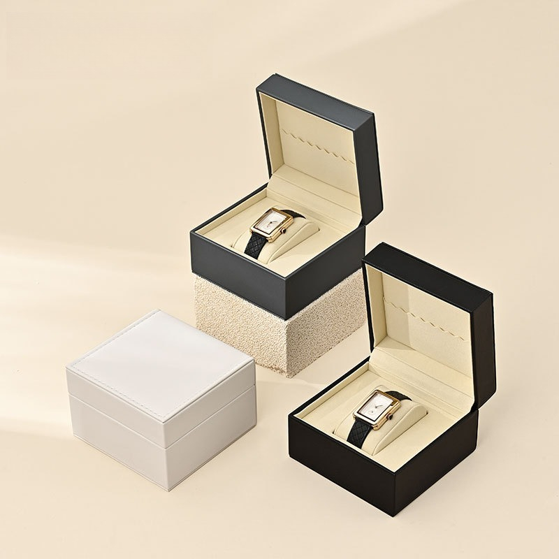 صندوق ساعات فاخر من الجلد الصن - مراجعة Luxury Watch Collection Box وسعره