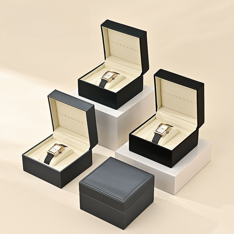 صندوق ساعات فاخر من الجلد الصن - مراجعة Luxury Watch Collection Box وسعره