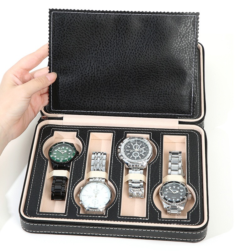 صندوق منظم للساعات المتعددة صن - مراجعة Luxury Watch Collection Box وسعره