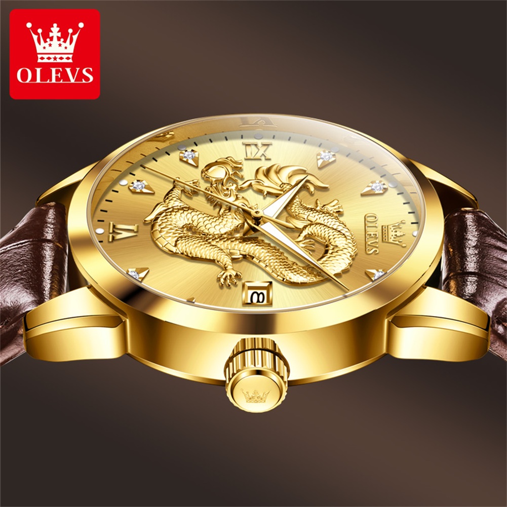 ساعة OLEVS الفاخرة للرجال، ساع - مراجعة Luxury Watch In China وسعره