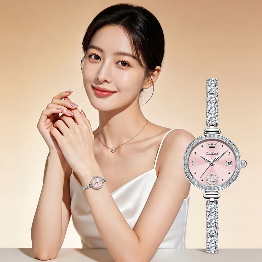 ساعة OLEVS الفاخرة الأصلية للن - مراجعة Luxury Watch E Jewellery وسعره