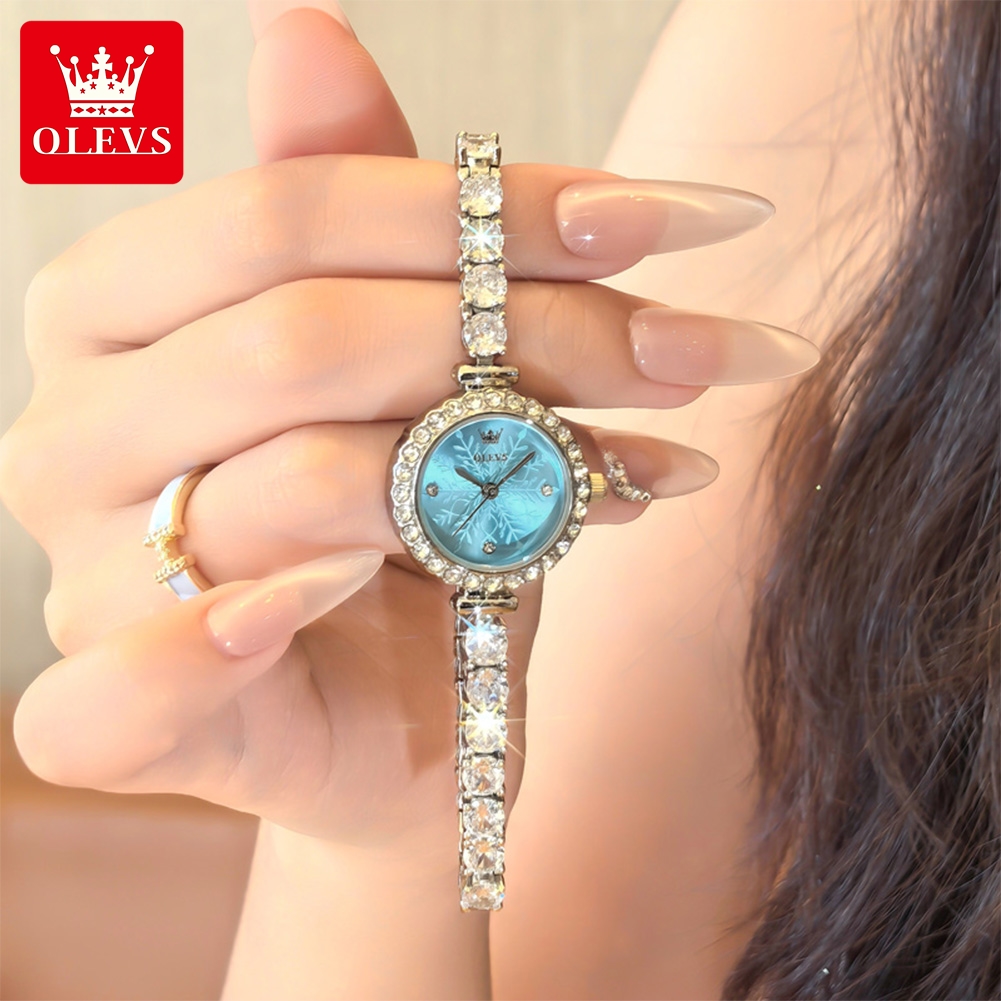 OLEVS 5889 ساعة نسائية فاخرة أ - مراجعة Luxury Watch E Jewellery وسعره