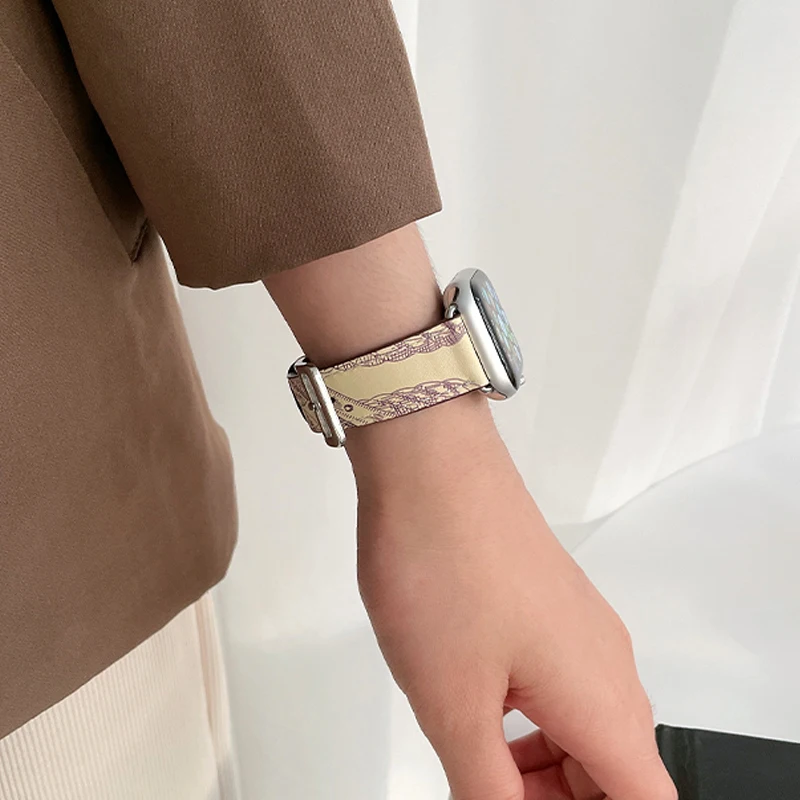أحزمة جلدية لساعة أبل باند ، س - مراجعة Luxury Watch Hermes وسعره