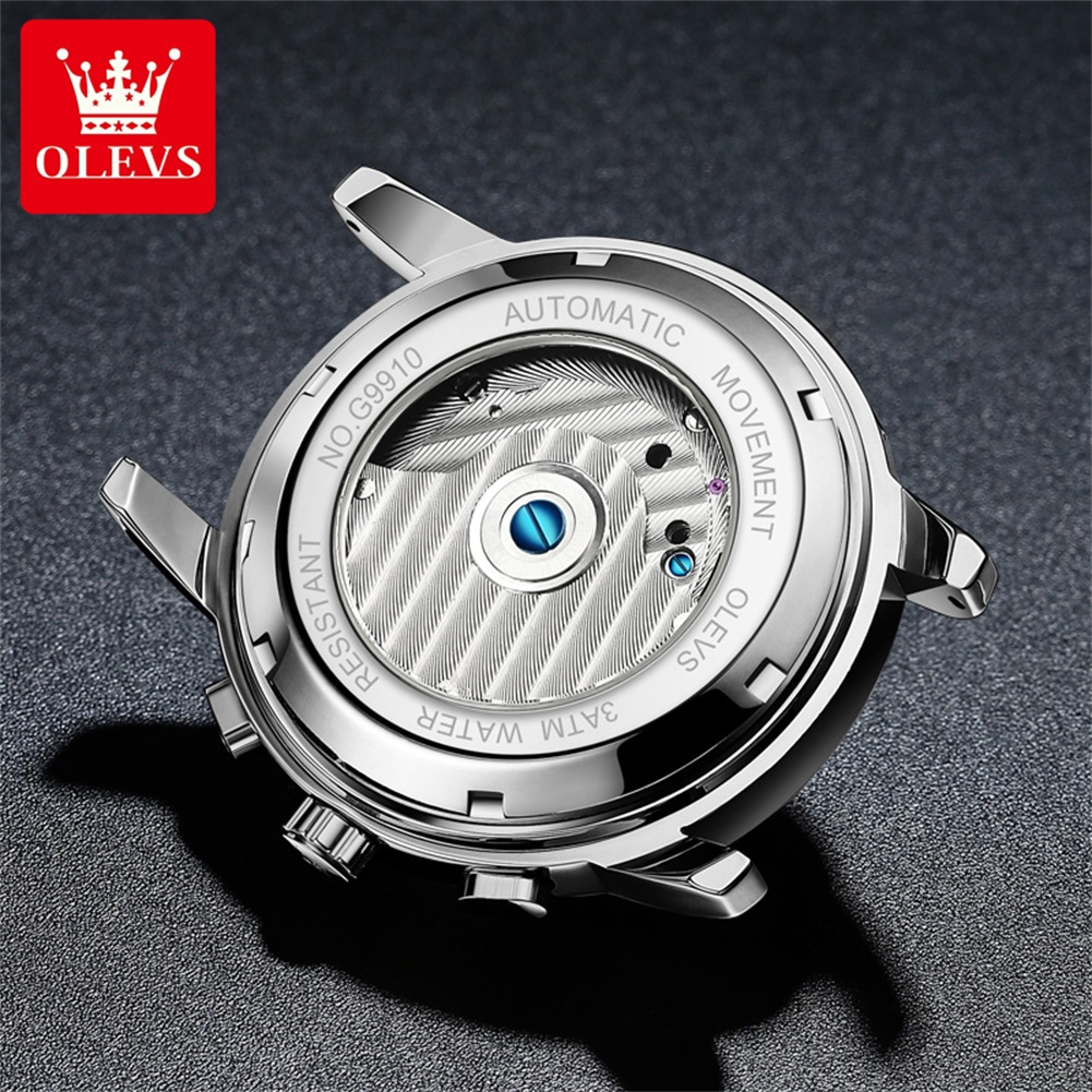 ساعة OLEVS 9910 أصلية للرجال،  - مراجعة Luxury Watch Collection Box وسعره