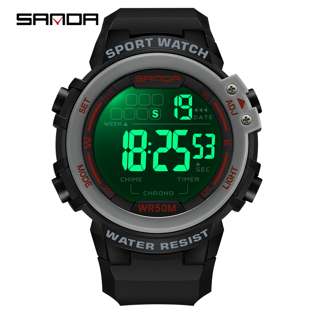 SANDA الفاخرة موضة G نمط ساعة  - مراجعة Luxury Watch G Shock وسعره