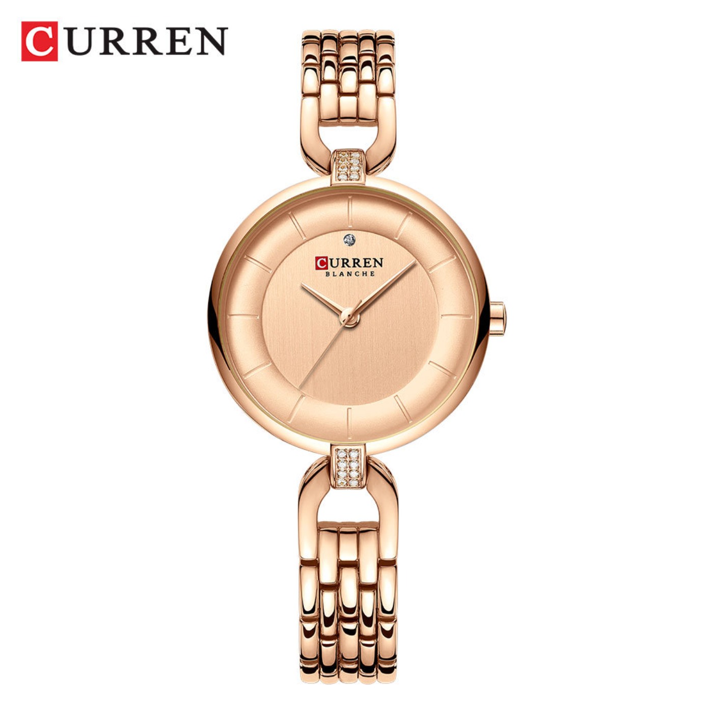 ساعة نسائية من CURREN، ساعة يد - مراجعة Luxury Watch Gold وسعره