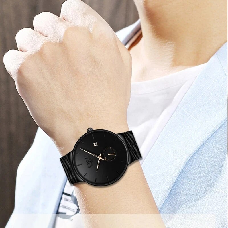 ساعات رجالية عصرية من LIGE ، أ - مراجعة Luxury Watch Manufacturers وسعره