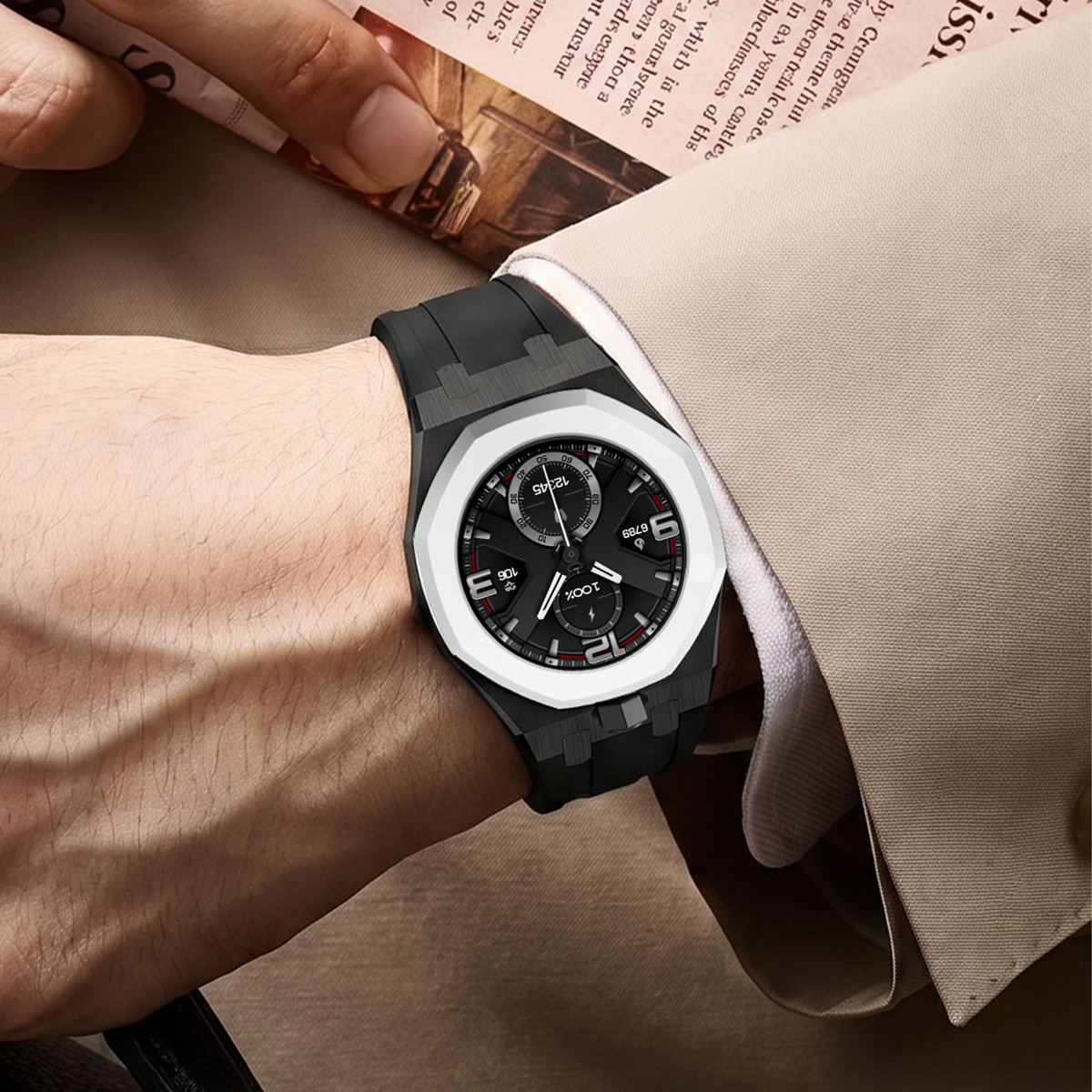 طقم تعديل فاخر لساعة سواتش × إ - مراجعة Luxury X I Watch وسعره