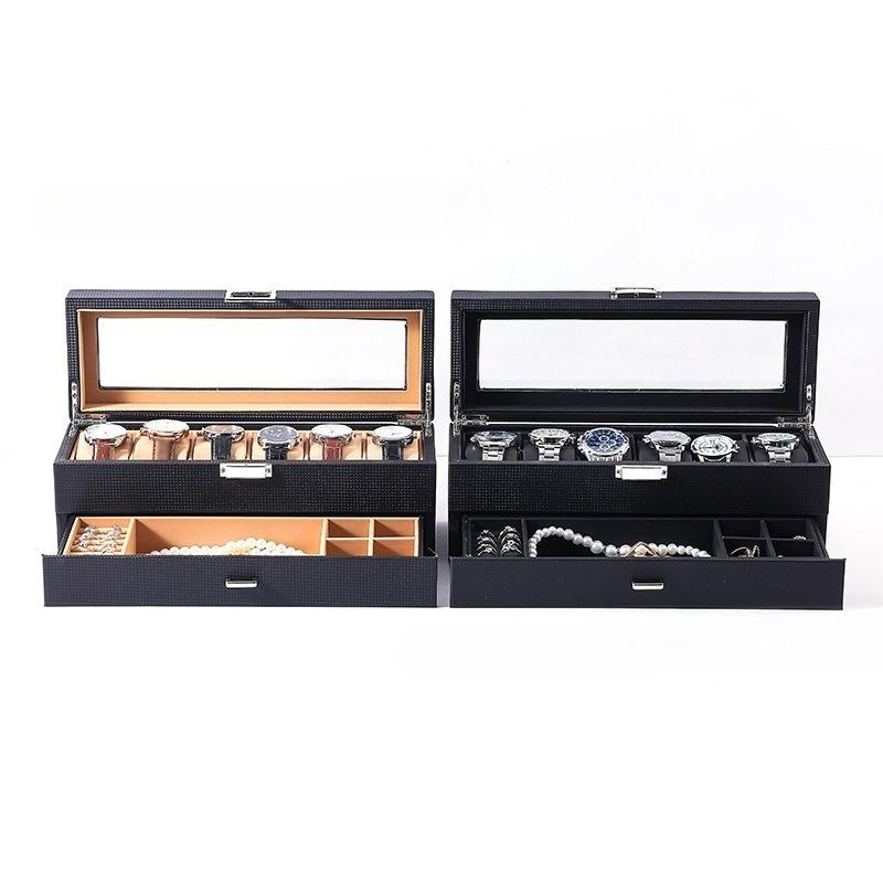 صندوق مجوهرات جلدي ريترو فاخر  - مراجعة Luxury Watch E Jewellery وسعره